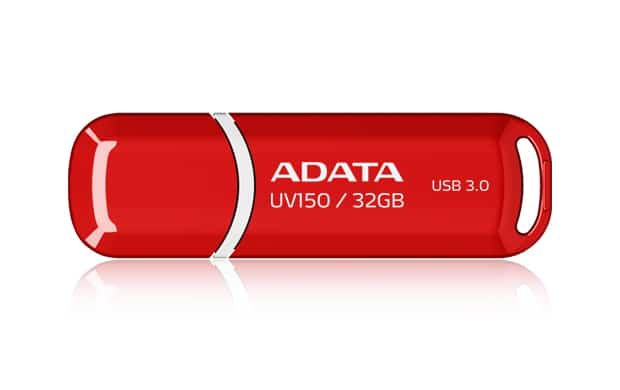 Memoria                                                                                                                                                           Usb Adata Auv150-32g-rrd - Rojo, 32 Gb, Usb 3.2