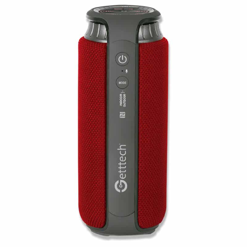 Bocina  Getttech Gbs-31504r Beat Bt4.2 Mic/3.5mm, Res Agua, Rojo