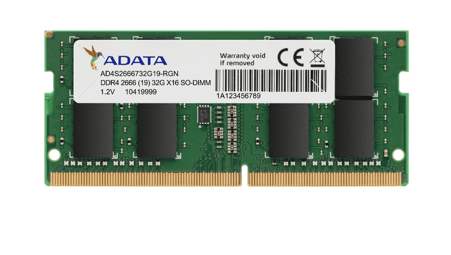Memoria  Ddr4 Adata 8gb 2666 Mhz Sodimm (ad4s26668g19-sgn)
