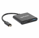 130622                                                                                                                                                                                                                                                                                                                                          Docking Station 3 En 1 Usb-c A Hdmi - Usb-a Y Pd, Superspeed De Hasta 5 Gbps Y Carga De Hasta 7, 5 W
