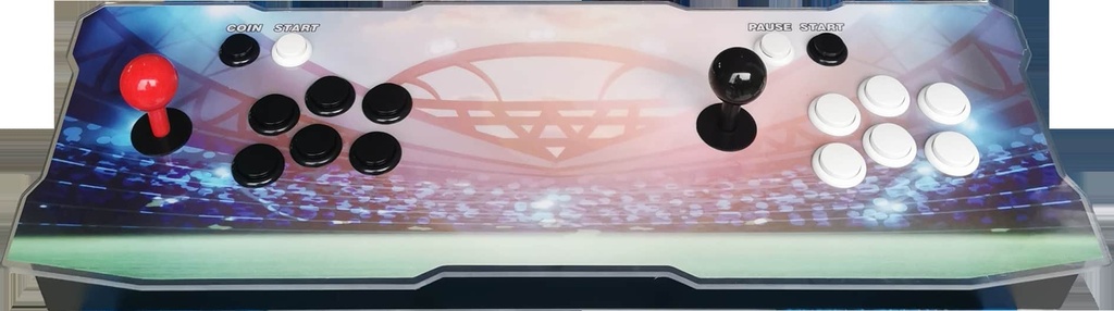 Consola                                                                                                                                                                                                                                                                                                                                                                                                                                        Arcade 2 Jugadores + 2 Rc 6084 J 84 3d 2gb Ram 32gb Rom 12v Retroiluminado Led Sports -