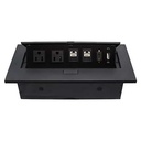 Caja                                                                                                                                                                                                                                                                                                                                                                                               De Mesa - Rj45 Cat 6, Hdmi, Usb V2.0, Nema 5-15r, Negro, Brobotix 170906