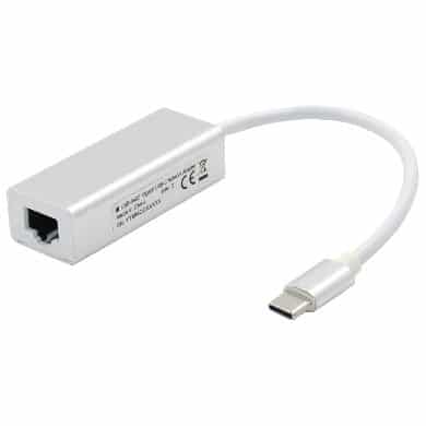 Convertidor                                                                                                                                                                                                                                                                                                                                                                                                                                                                Usb Tipo C A Rj45 Brobotix 651879 - Usb C, Rj-45, 15 Cm, Plata