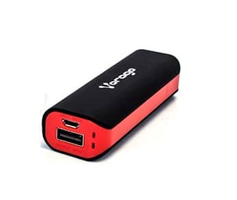 Power                                                                                                                                                                                                                                                                                                                       Bank Vorago Pb-150 - Negro, Rojo, 2200 Mah