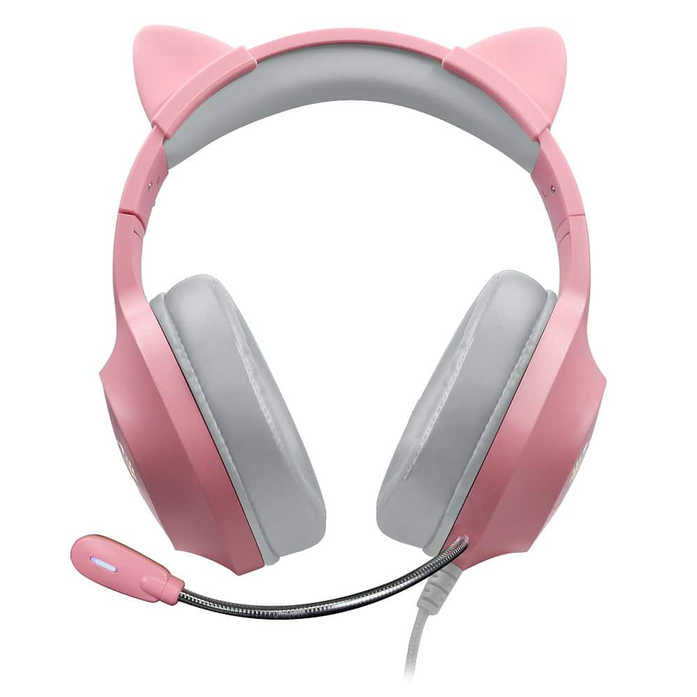 Headset                                                                                                                                                                                                                                               Gamer Balam Rush Alámbrico Usb - Aux 3.5mm Mic Flexible Rosa - Orejeras Sonorous Hs750 -