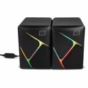 Bocinas                                                                                                                                                                                                                                                                                                     2.0. Vorago Start The Game Spk-108 Rgb /usb /3.5 Mm. -