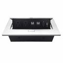 Caja                                                                                                                                                                                                                                   De Mesa - Rj45 Cat 6, Hdmi, Usb V2.0, Nema 5-15r, Plata, Brobotix 171224