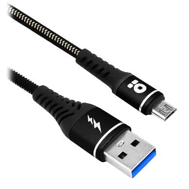Cable                                                                                                                                                                                                                               Usb V2.0 Tipo Micro B - 1.0 M, Denim, Negro (6000724), Brobotix