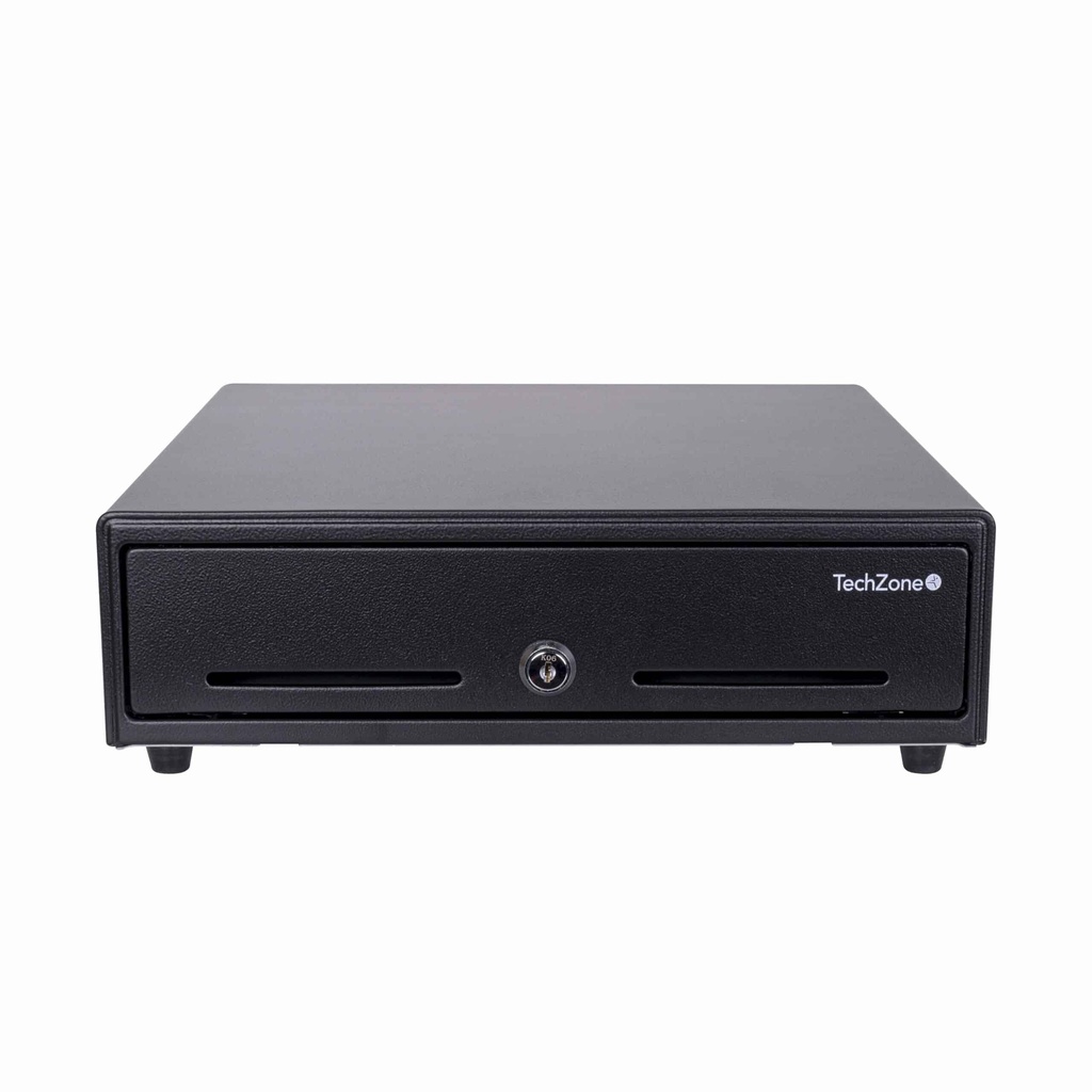 Cajón                                                                                                                                                                                                                                                 De Dinero Techzone Tzbe4b8m90 - Negro, 4 Billetes, 8 Monedas.