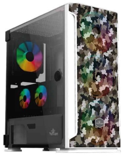 Gabinete                                                                                                                                                                                                            Yeyian Ygh-49704 Hollow 2500 Atx - C/t 3ven Argb/mesh/usb/blanco