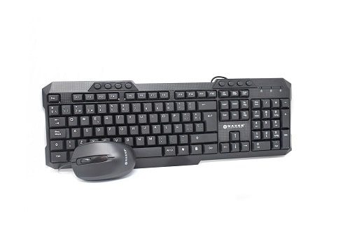 Kit                                                                                                                                                                                                   Teclado Y Mouse Naceb Technology Na-618 - Estándar, Negro