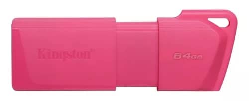 Memoria                                                                                                                                                                           Usb De 64gb Kingston Kc-u2l64-7ln (neón Rosa) -
