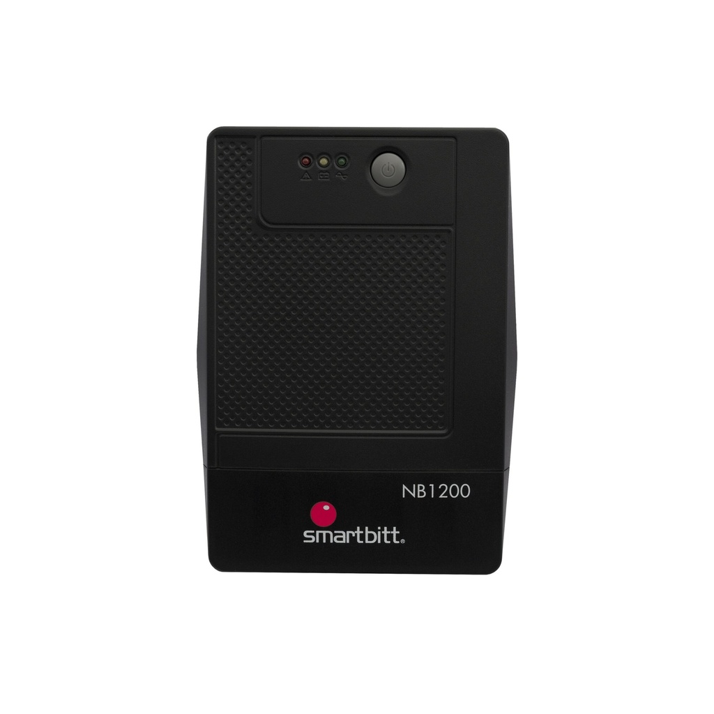 No-break                                                                                                                  Smartbitt - 1200 Va, 600 W, Negro, Hogar Y Oficina