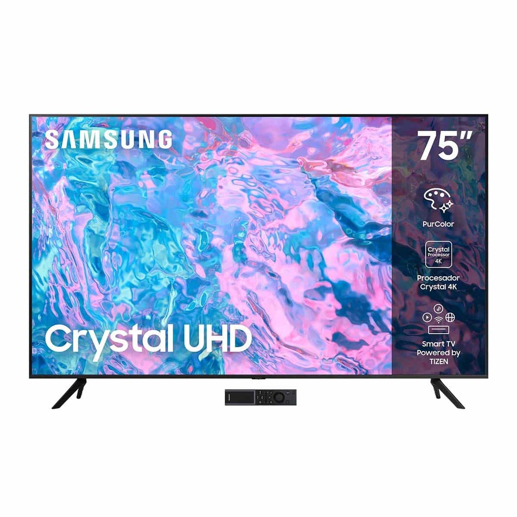 Television                                                                                                                                                                              Samsung Un75cu7000fxzx - 75 Pulgadas, Uhd Smart 4k, 3840 X 2160 Pixeles, Tizen