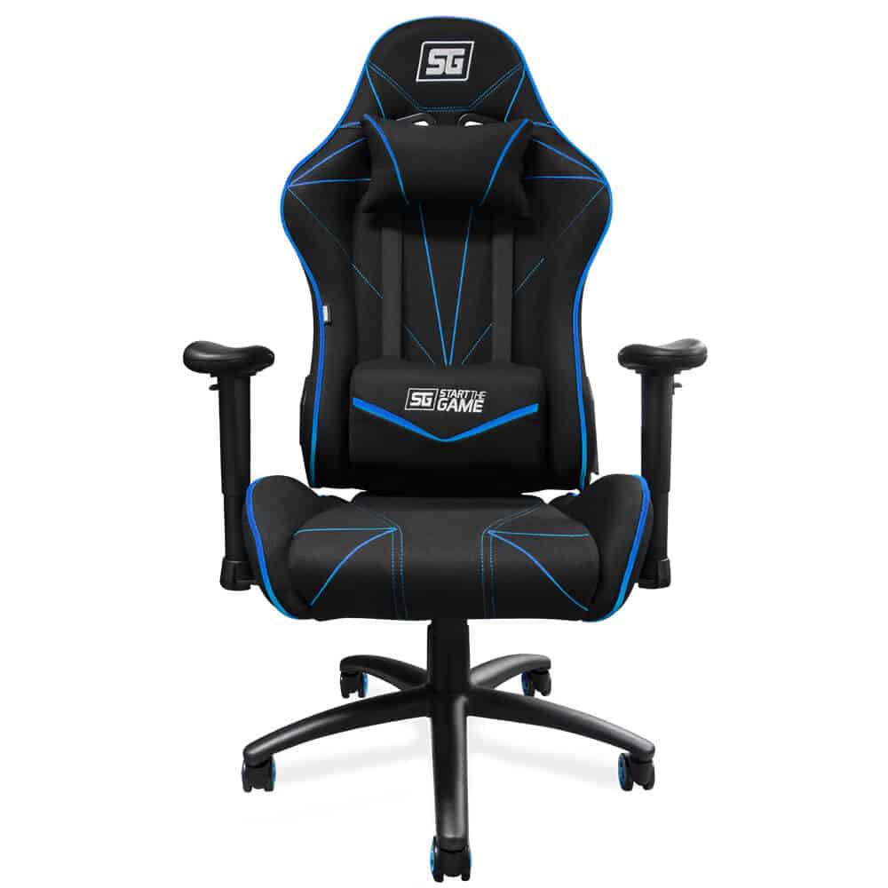 Silla                                                                                                                                                                Gaming Vorago Cgc500-bl - Asiento Acolchado, Negro/azul