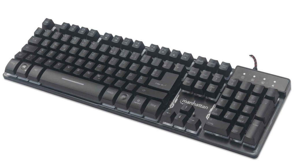 178457                                                                                                                                      Teclado Gaming  Edición Base Metálica - Usb, Led Multicolor, 19 Teclas Con Anti Efecto Fantasma, Antisalpicaduras, Negro
