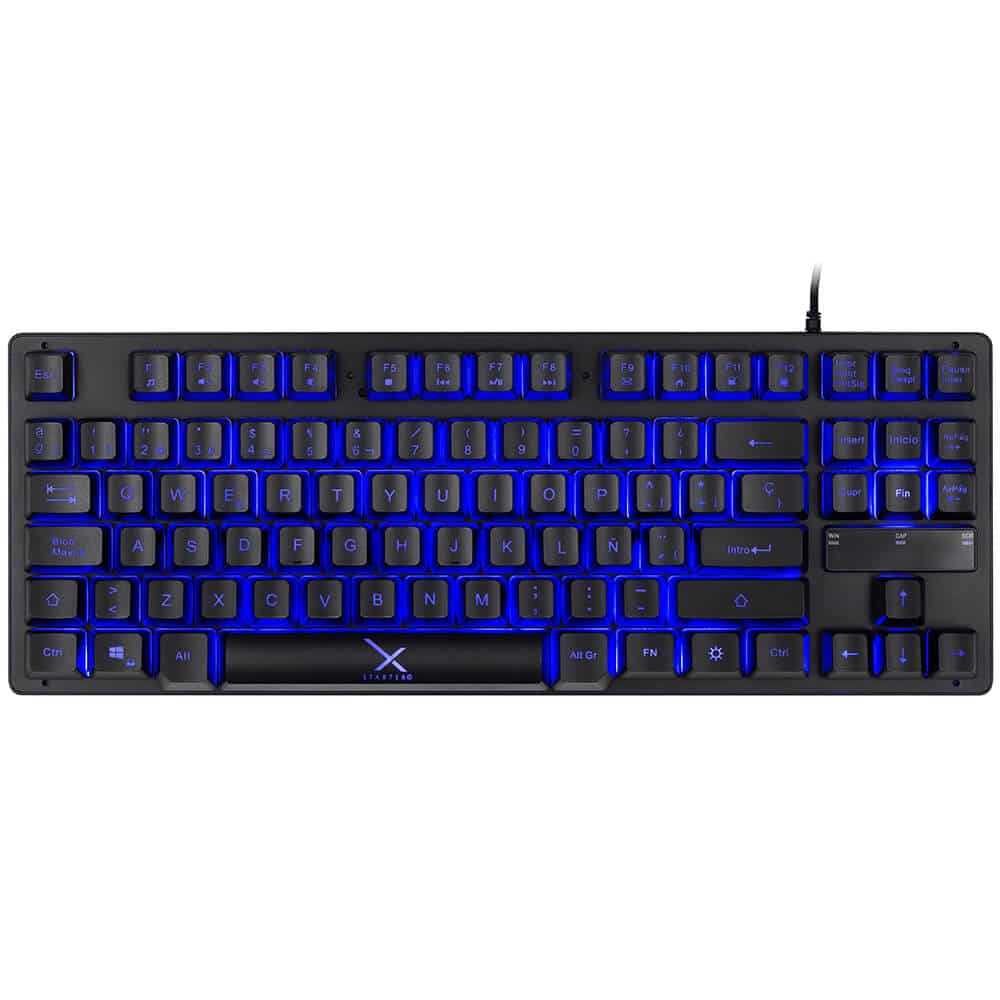 Teclado                                                                                                                                                                                          Gamer Alambrico Xzeal Starter. Xsatga1b -