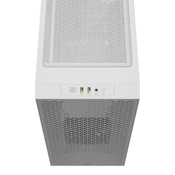 Gabinete                                                                                                                                                                                                                           Corsair 3000d Airflow Cc-9011252-ww Mt White 2xsp120 Tg