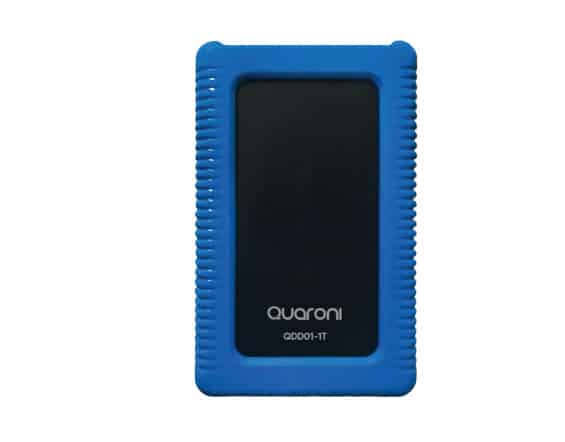 Disco              Duro Externo Quaroni Qdd01-1t, 2.5", 1tb, USB 3.0, Negro/azul, A Prueba De Polvo Y Golpes - Para Mac/pc