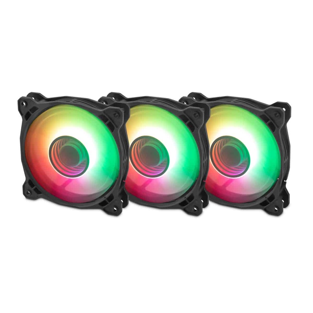 Ventilador  Gamer Yeyian Argb Ytk-120al-01 Typhoon/120mm/kit 3/argb