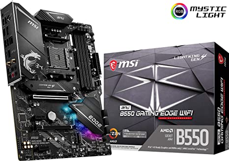 TARJETA MADRE MSI MPG B550 GAMING EDGE WIFI AM4 RYZEN