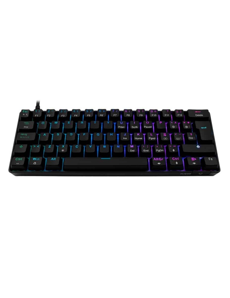 Teclado  Gamer Balam Rush Dominate Kg765 Azul Alambrico Rgb Br-932714