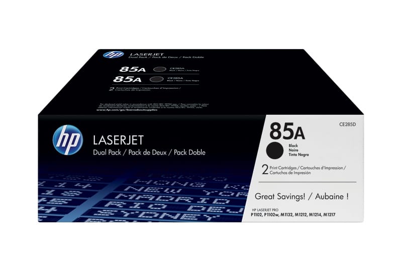 Toner                                                                                                                                                                                         Hp 85a Negro Dual Pack Laserjet (ce285ad)