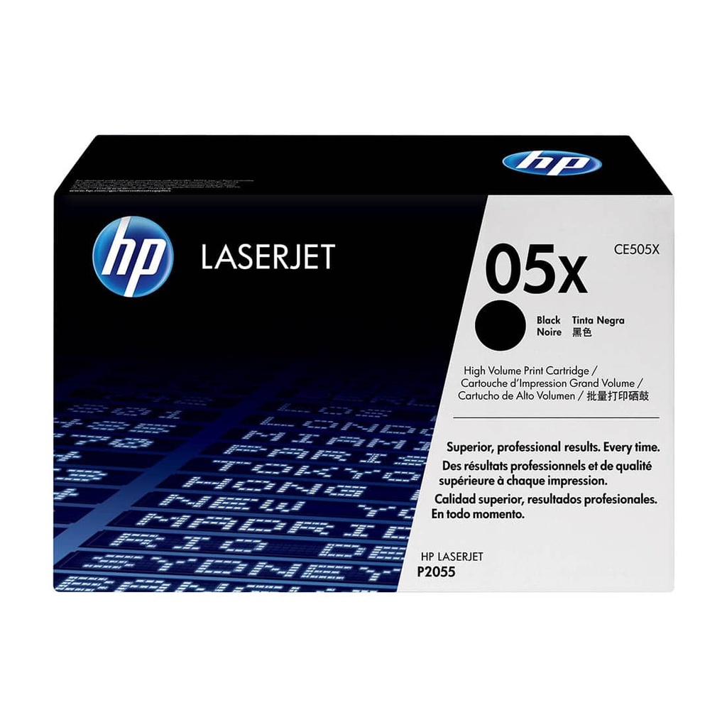 Toner                                                                                                                                                                                         Hp 05x Negro Para Laserjet P2055dn (ce505x)