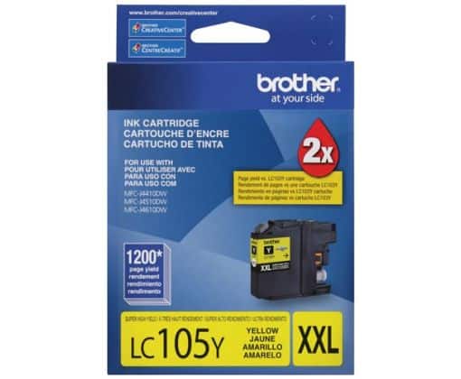 Cartucho                                                                                                                                                                                                                                                                                                                                                                                                                                                                                                                                                                                                                                                                                                                                                                                                                           De Tinta Brother Lc105y Amarillo Super Alto Rendimiento 1200