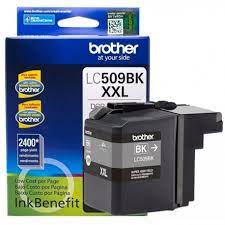 Cartucho  Brother Lc509bk Negro 2,400 Pag. Aprox. Alto Rend