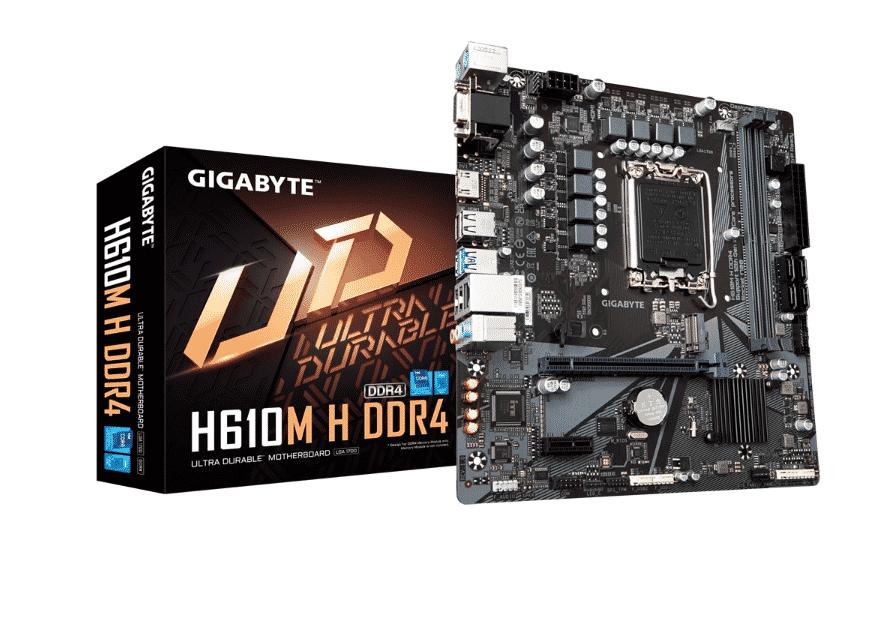 Tarjeta Madre Gigabyte Micro ATX H610M H Socket 1700 Intel H610