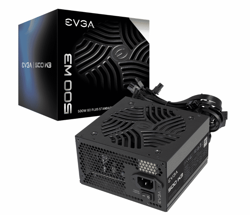 Fuente de Poder EVGA 500 W3 80 PLUS White  ATX 500W 100-W3-0500-K1