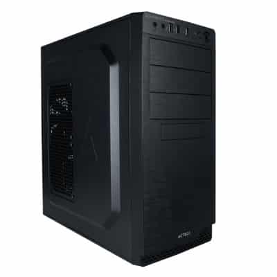 Gabinete  Acteck Milan Gm740 Mid Tower Usb 3.0/500w 1 Vent Ac-932585