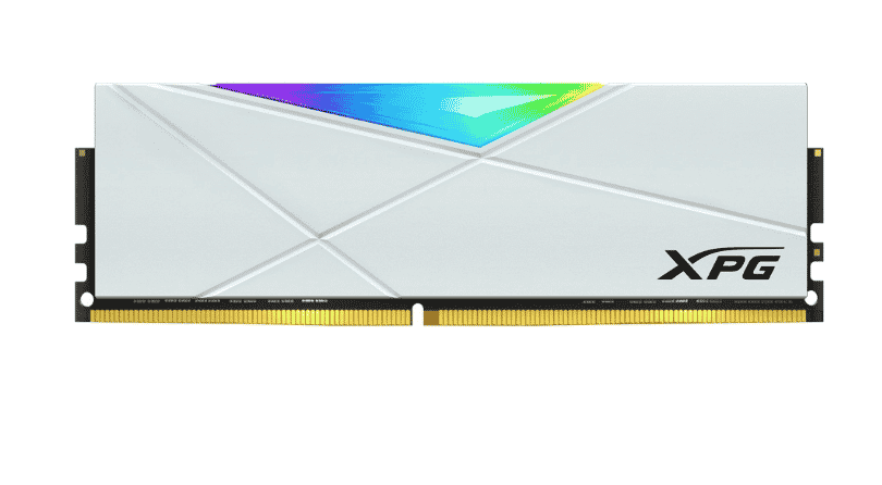 Kit    Memoria Ram XPG Spectrix D50 RGB White Ddr4, 3200mhz, 16gb (2 X 8gb) Ax4u32008g16a-dw50