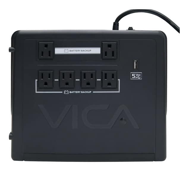 No  Break/ups Vica 700va/400w 6tomas, 1puertousb Pantalla Lcd (rev 700)