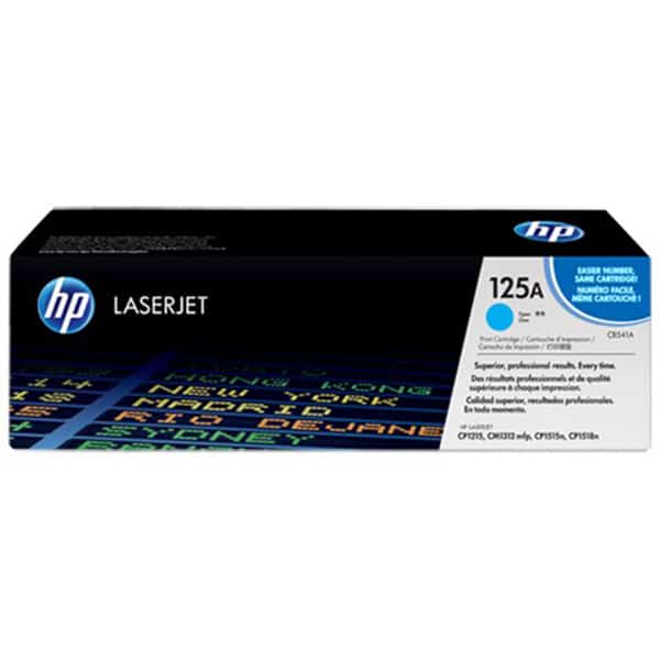 Toner                                                                                                                                                                                                                                                           Hp 125a Cian Para Cp1215/cm1312 Mfp/cp1515/cp1518 (cb541a)
