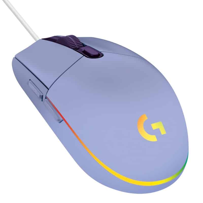 Mouse  Gamer Logitech G203 Lightsync Rgb 8,000dpi Usb Lila 910-005852