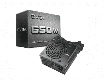 FUENTE DE PODER EVGA 650W 650 N1 100-N1-0650-L1 24 PINES ATX 120MM FAN