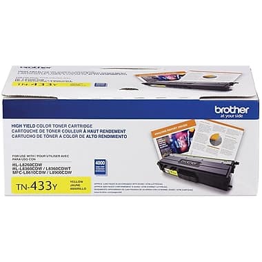 Toner  Brother Amarillo Tn433y 4,000 Paginas P/mfcl8900cdw