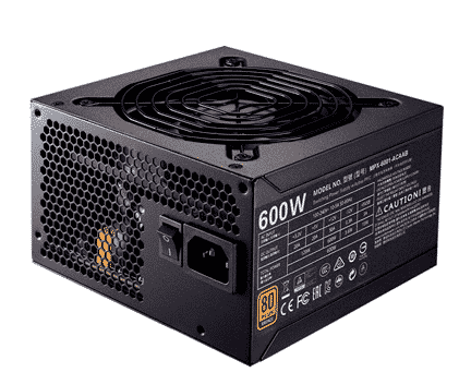 FUENTE DE PODER COOLER MASTER MWE 600W 80 PLUS BRONCE MPX-6001-ACAAB-US