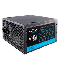 Fuente                                                                                                                                                                                                                                                                                                                                                                                                    De Poder Acteck Af-b600p 600w 2 Sata 24 Pines Negro Es-05003