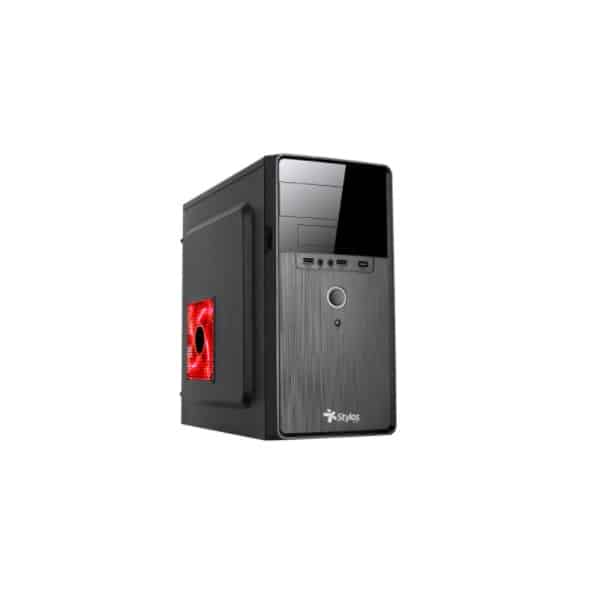 Gabinete                                                                                         Stylos, Micro Atx/ Micro Itx, Negro Stpgac5b
