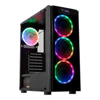 Gabinete  Xzeal Xz110-1 Atx/ Micro Atx/ Mini Itx Rgb Cristal (xzcgb12b)