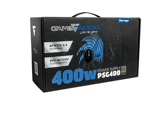 FUENTE DE PODER GAME FACTOR 400WATTS 80 PLUS BRONZE PSG400