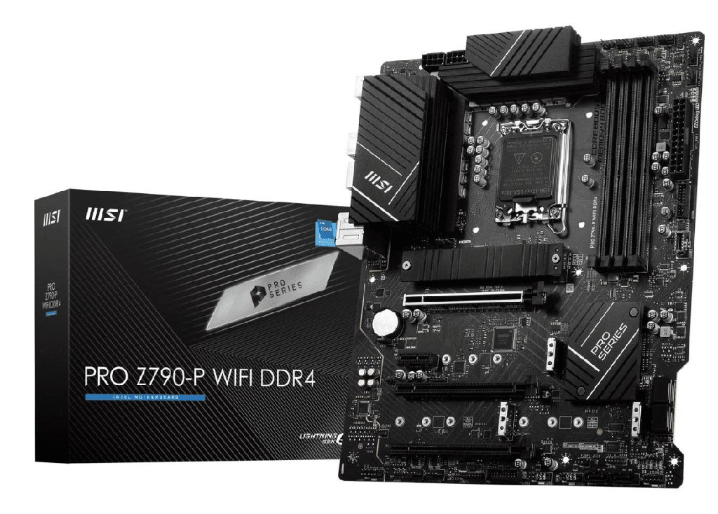 Tarjeta Madre MSI PRO Z790-P WIFI DDR4 LGA 1700 Intel Z790 SATA 6Gb/s DDR4 ATX 13va gen