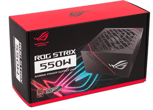 FUENTE DE PODER ASUS ROG-STRIX-550G 80 PLUS GOLD 550W ATX 12V 0dB
