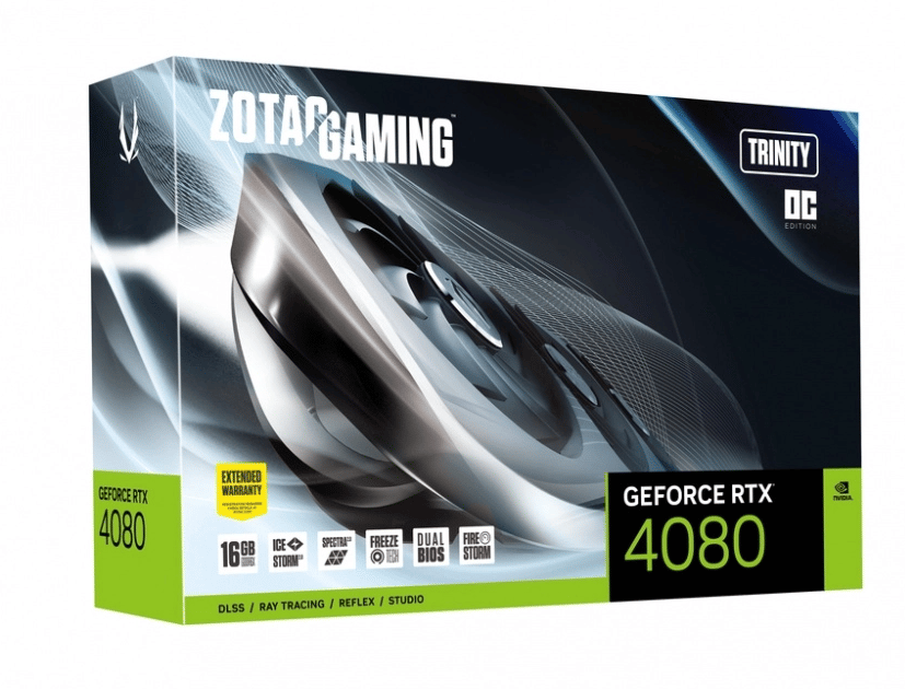 Tarjeta de Video Zotac NVIDIA GeForce RTX 4080 16GB Trinity OC Gaming 16GB GDDR6X PCI Express x16 4.0( Compra y Consigue Diablo IV gratuito )