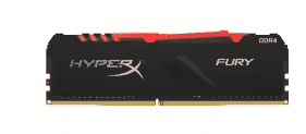 MEMORIA RAM DDR4 KINGSTON HYPERX FURY RGB 3200MHZ 16GB HX432C16FB3A/16
