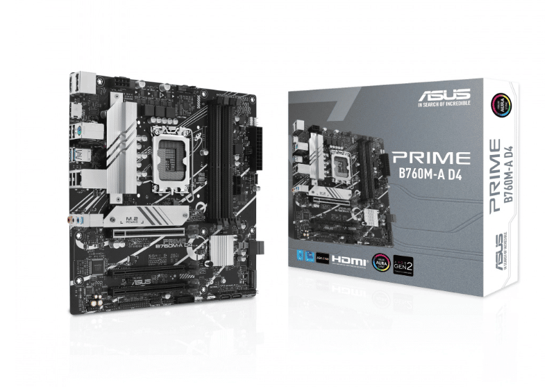 Tarjeta    Madre ASUS Micro-atx Prime B760m A D4 Socket 1700