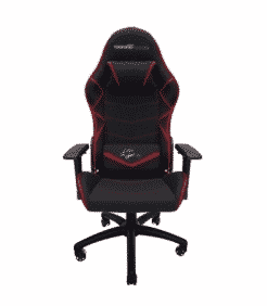 SILLA GAME FACTOR TELA RECLINABLE 4D ESTRELLA METAL NEGRO-ROJO CGC600-R PUE